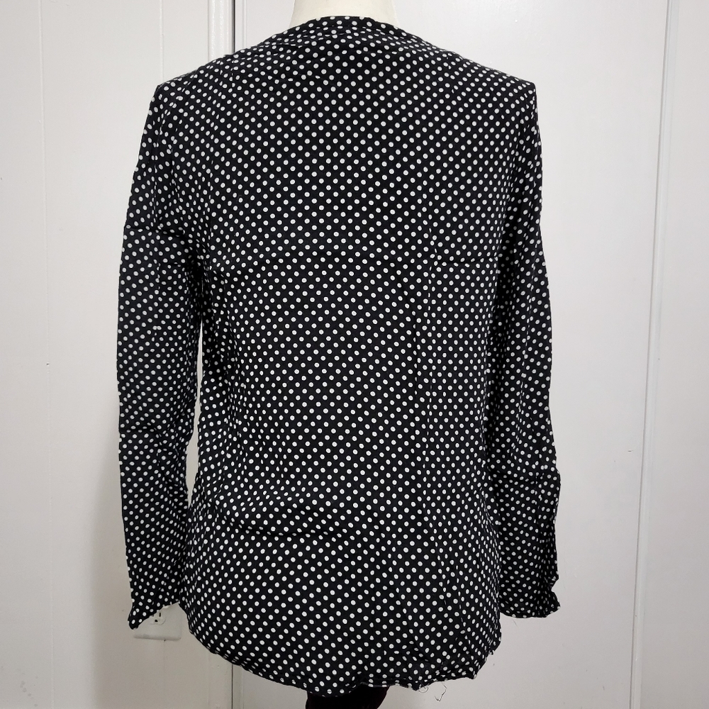 Philosophy Black Dot Blouse - Picture 4 of 7
